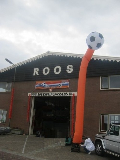 Skytube oranje voetbal 9m